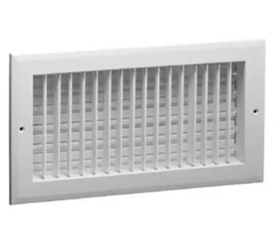 HART & COOLEY A618MS1414W 14 x 14 in. Straight-Blade Register with Multi-Shutter Damper