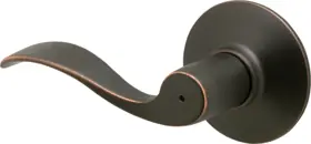SCHLAGE LOCK F40-ACC-716 16-080 Privacy Accent Lever Grade 2 Radius Corner Drive-in Adjustable Backset