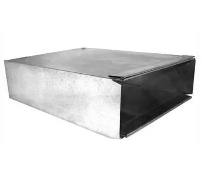 Southwark Metal WSJ30312 3-1/4 x 12 x 30 in. Button Snap Lock 28 Gauge Galvanized Steel Wallstack