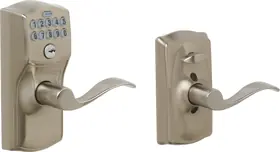 Schlage Lock FE595-ACC-CAM-619 16-211 Keypad Entry Flex Lock Camelot with Accent Lever