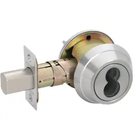Schlage Lock B660-J-626 12-296 Deadbolt Single Cylinder, FSIC Prep, Adjustable Backset