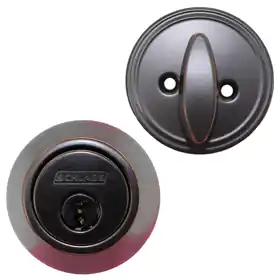 Schlage Lock JD60-716 Single Cylinder Deadbolt 5-Pin C Keyway KA4 Adjustable Bolt 2-3/8 to 2-3/4 Backset Grade 3
