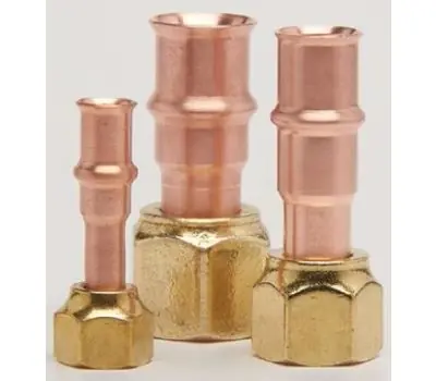 RAPID LOCKING SYSTEM 3.29112E+12 3/4 in. Flared x Press Brass SAE/Euro Flare Adapter