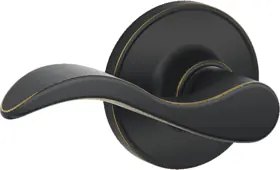 Schlage Lock J10-SEV-716 Passage Seville Lever 2-3/8in to 2-3/4in Backset