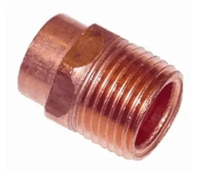 BRAMEC 10205 1 In. Sweat x 3/4 In. Male Copper Adapter