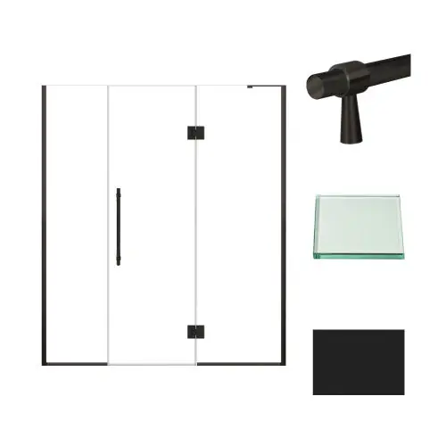MULTI VENDOR KIT PARENTS EHTF665247610C-BK-MB SHOWER DOOR TYP-F 66.5x76 BK HDL ELIZABETH