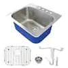 MULTI VENDOR KIT PARENTS K-MTSB252212-4 SINK KIT 25X22 4HL SS SGL BWL