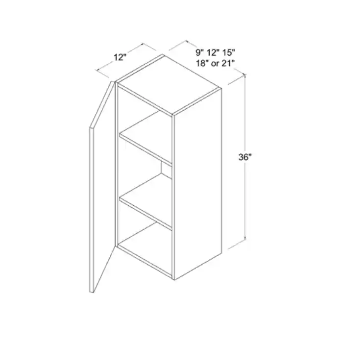 WOODBON SMW1836 W1836 RTA WALL CABINET