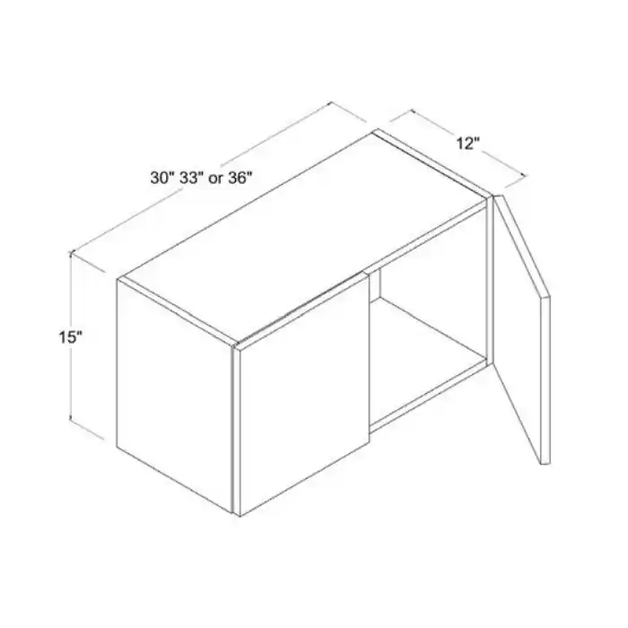 WOODBON SMW3615 W3615 RTA WALL CABINET