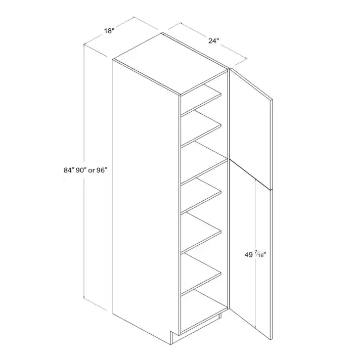 WOODBON SMU189024 RTA Utility Cabinet