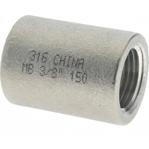 Merit Brass K611-06 Coupling 3/8 150# SS T-316