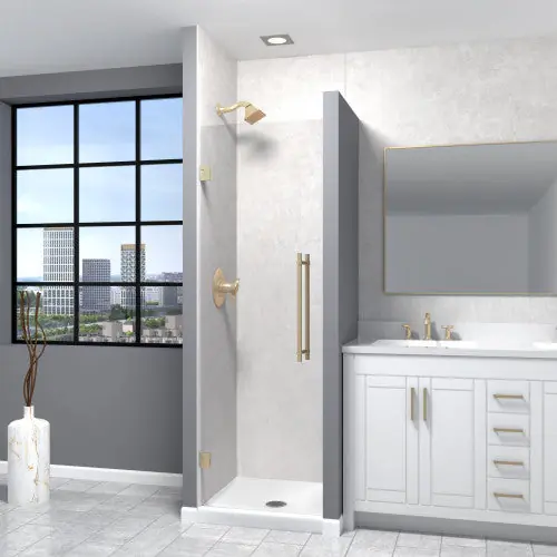 MULTI VENDOR KIT PARENTS EHTA247610C-BK-CB SHOWER DOOR TYP-A 24x76 BK HNDL ELIZABETH