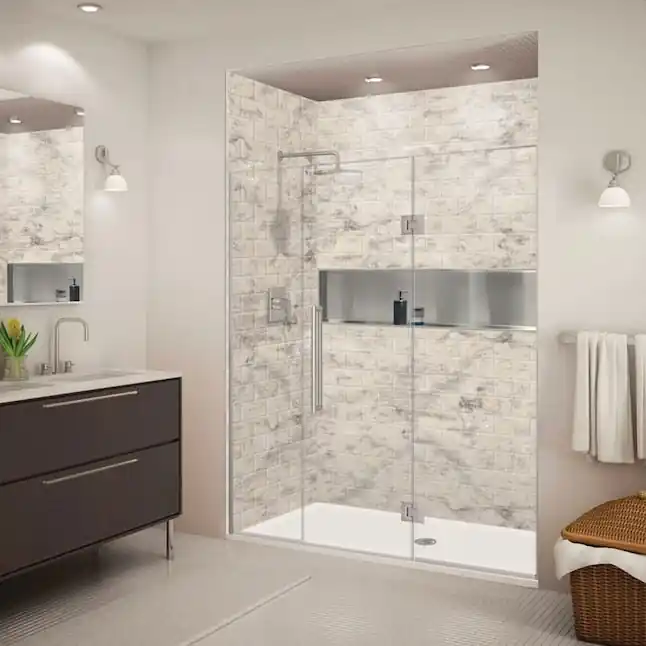 MULTI VENDOR KIT PARENTS EHTF685267610C-T-BS SHOWER DOOR TYP-F 68.5x76 T HNDL BS FNSH