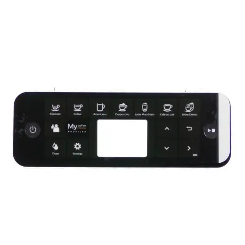 SAECO 421945019391 BLK FRONT PANEL UI OMP/H 120V