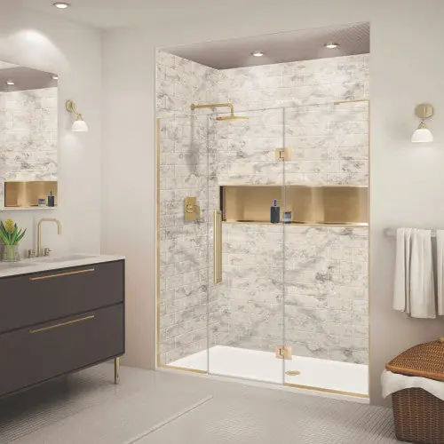MULTI VENDOR KIT PARENTS EHTF695277610C-T-CB SHOWER DOOR TYPE F 69.5X76 T HANDLE CABINET FINISH
