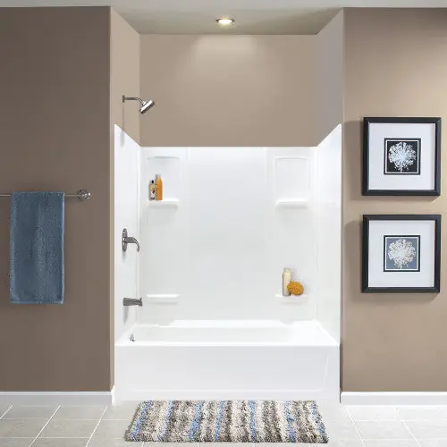 MUSTEE K-3060L-950 TUB/SHOWER KIT 30 X 60 LH WHITE