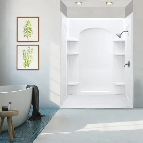 MULTI VENDOR KIT PARENTS KAS-FLUN6030R-31 Shower Kit 60X30 RH Curve Wall