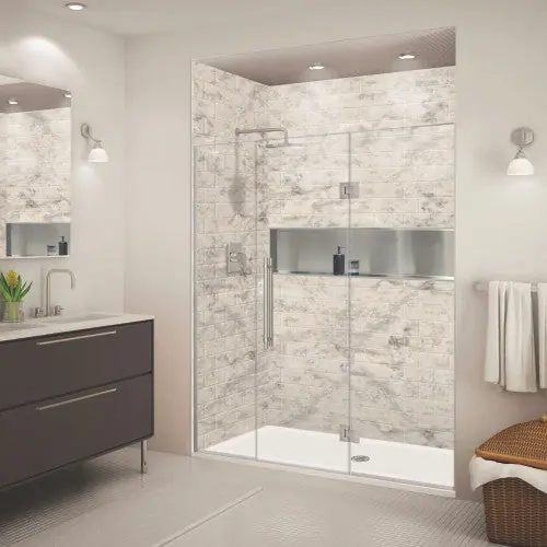 MULTI VENDOR KIT PARENTS EHTF675257610C-BK-BS SHOWER DOOR POWER 67.5x76