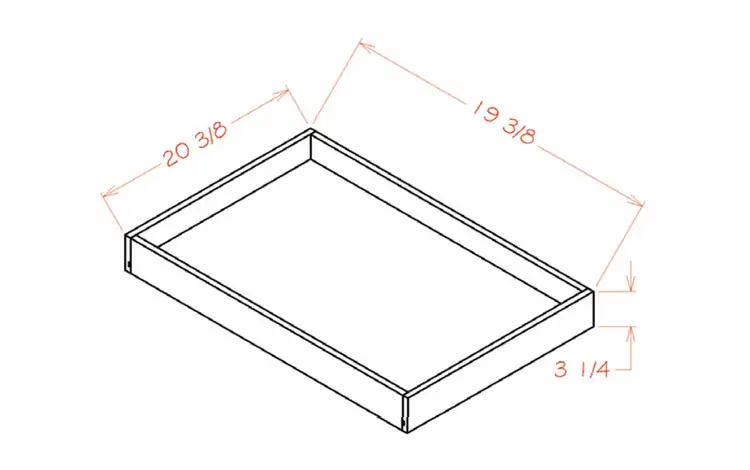 WOODBON RS24 RTA Roll-Out Shelf