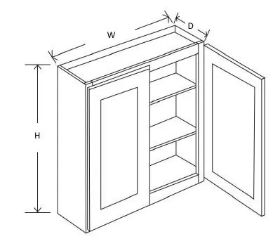 WOODBON GS-W2736-D WALL CABINET