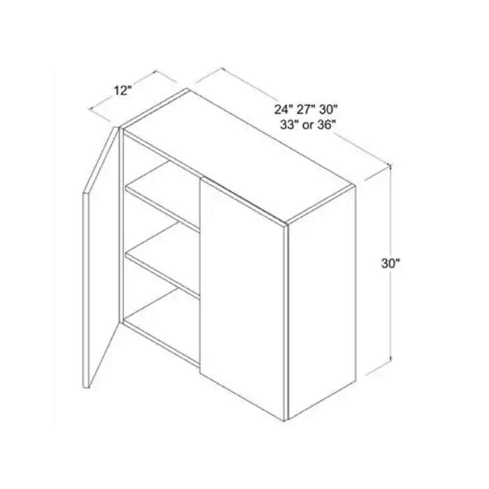 WOODBON SMW2730 RTA WALL CABINET