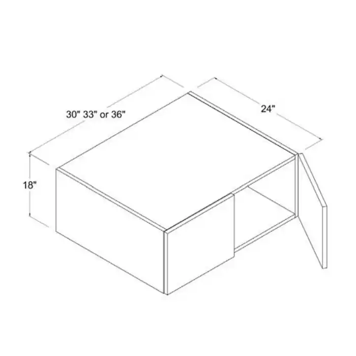 WOODBON SMW361824 RTA REFRIGERATOR