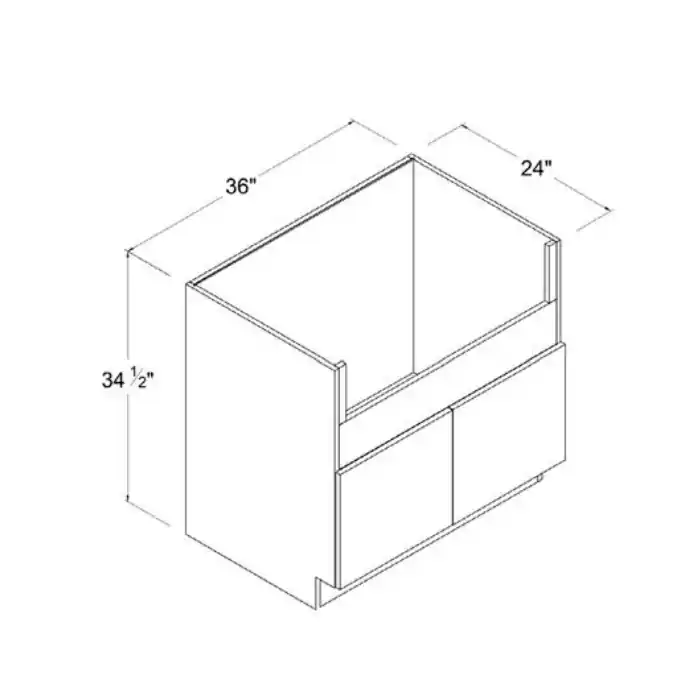 WOODBON SMFSB36 FSB36 RTA Farm Sink Base