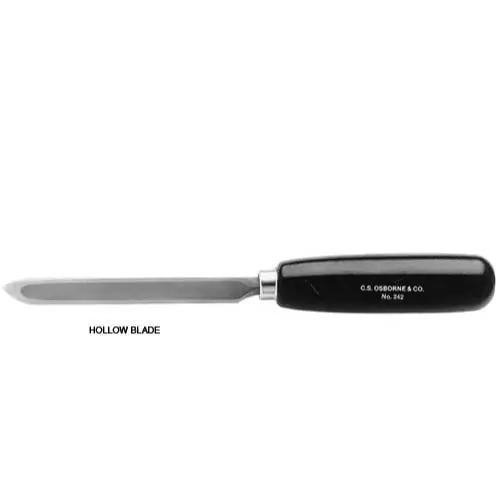 CS OSBORNE 242 Hollow-Ground Three Cornered Be 1/2 inches