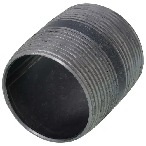 Everflow NPBL1520 1-1/2 inches x 2 inches Black Steel Nipple