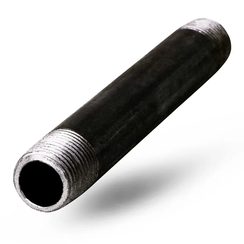 Everflow NPBL3412 3/4 inches x 12 inches Black Steel Nipple