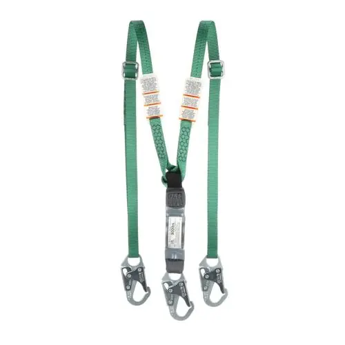 MSA SAFETY 10191756 Ea Lanyard Sm.Snap Adj Twin 6 feet ANSI