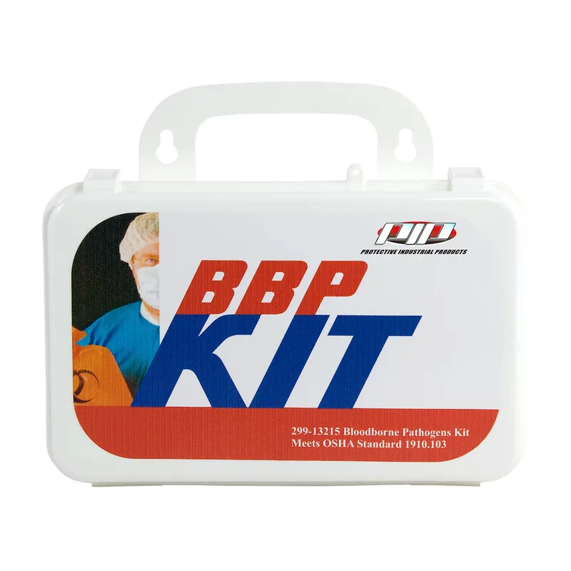Protective Industrial Products 299-13215 White Plastic Portable/Wall Mount Small First Aid Kit