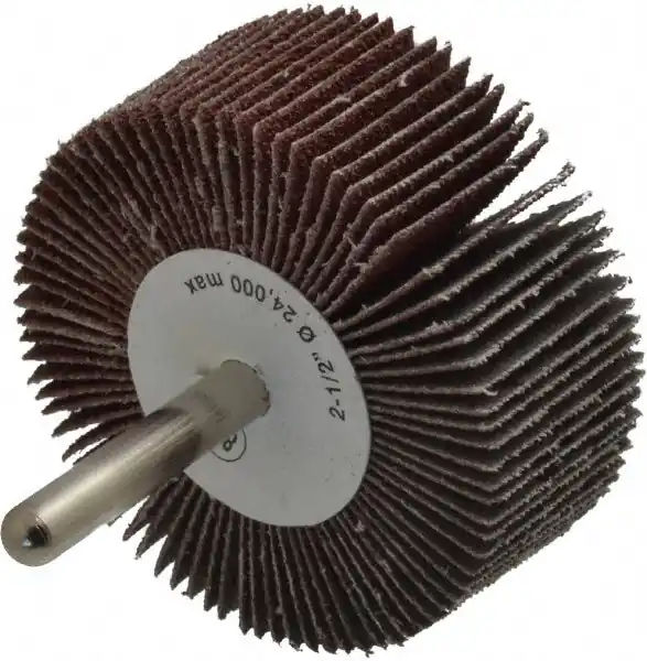 CGW Abrasives 39942 2-1/2X1X1/4 Alum Oxide 80 Grit Flap Wheel