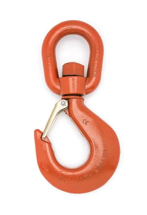 CAMPBELL 3953215PL Alloy Swvl Hoist Hk W/Latch Pl 15T