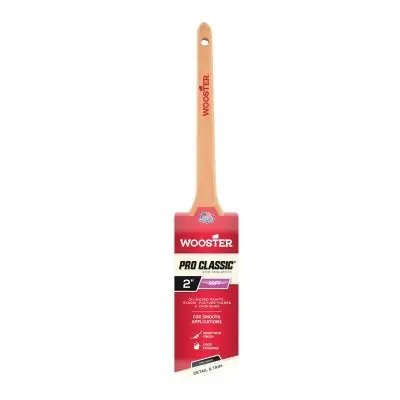 Wooster 0Z12160020 2 Inches White Bristle Thin Angle Sash Brush