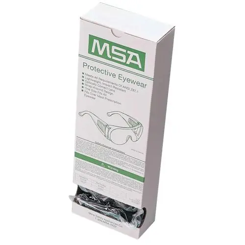 MSA SAFETY 697500 Visitor Specs Clear 10/Bx