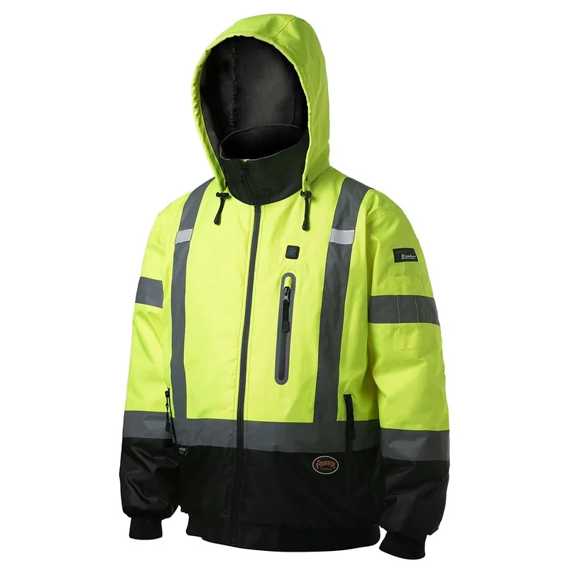 Pioneer V1210160U-XL Waterproof Heated Safety Nano Bomber Jacket X-Large