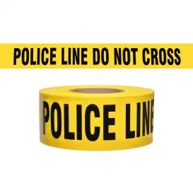 Presco B31022Y11 Police Line Do Not Cross Yellow 2.5Mil