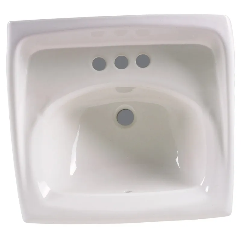 American Standard a0355012020 Lucerne Wall-Hung Sink With 4-Inch Centerset