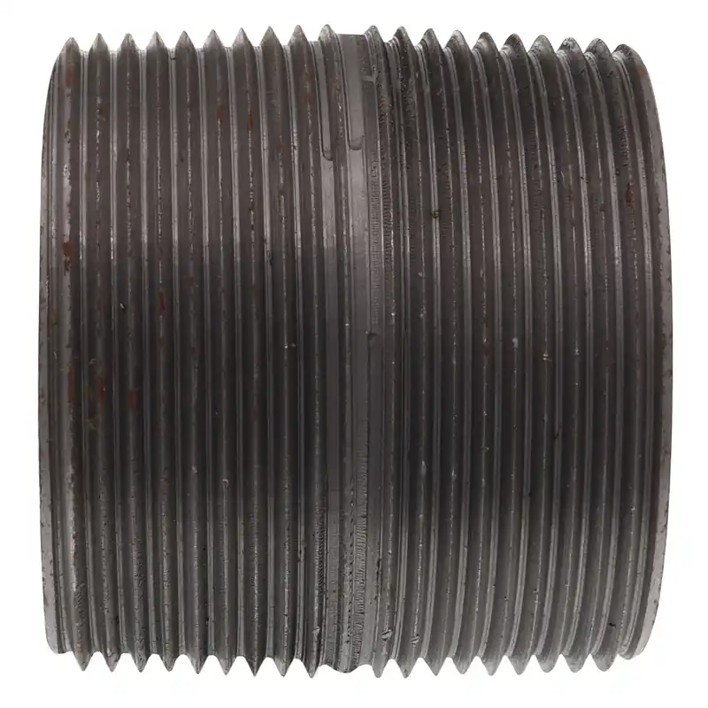 Everflow NPBL2500 2-1/2 inches x Close Black Steel Nipple