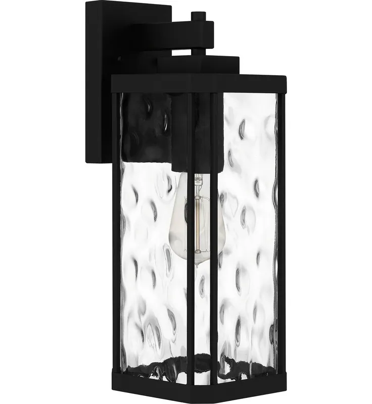 Quoizel BCR8406MBK Balchier 1 Light 17 Inch Outdoor Wall Lantern