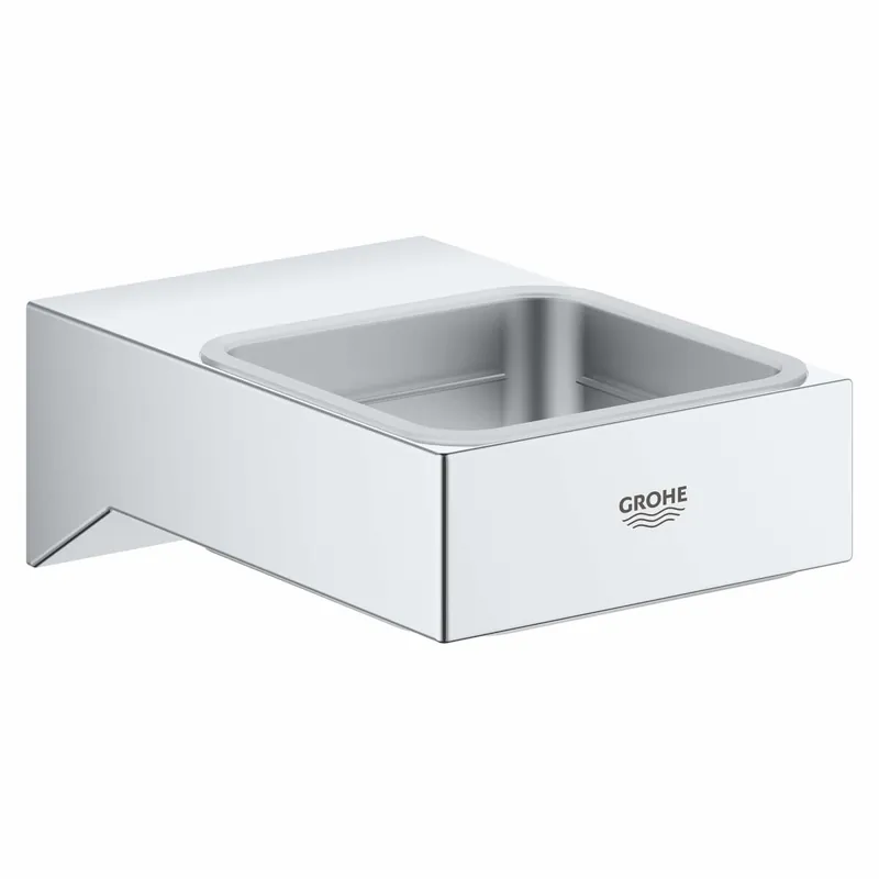 GROHE 40865000 Selection Cube Wall Mount Cube Holder