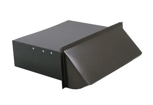 FAMCO WV310SWH Rectangular Wall Vent 3-1/4 in x 10 in Damper + Screen