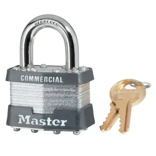 Master Lock 1KA-X2182 4-Pin Tumbler Padlock Keyed Alike