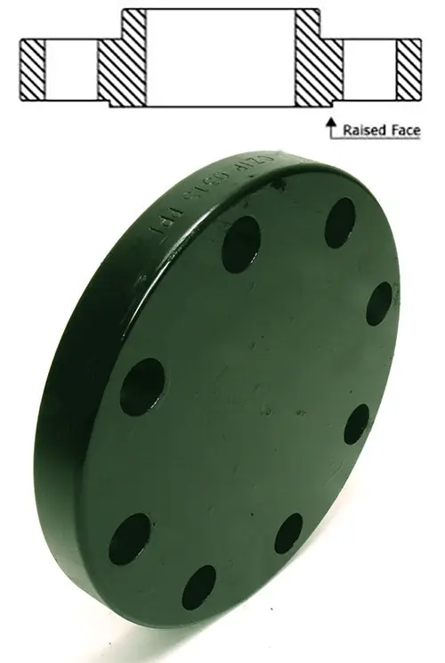Domestic Weld Fittings 330-020-000 Weldbend Raised Face Blind Flange 2 in 300 lb