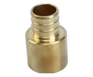 EFF U3364-LF 3/4 inches Pex x 1/2 inches Female Sweat Brass Adapter Lead Free
