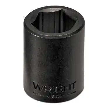 Wright Tool 48-14MM 6 Point Standard Black Oxide Impact Socket 14 mm