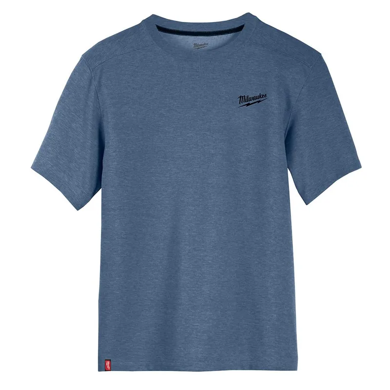 Milwaukee 603BL-L Men's Large Short-Sleeve Hybrid Work T-Shirt