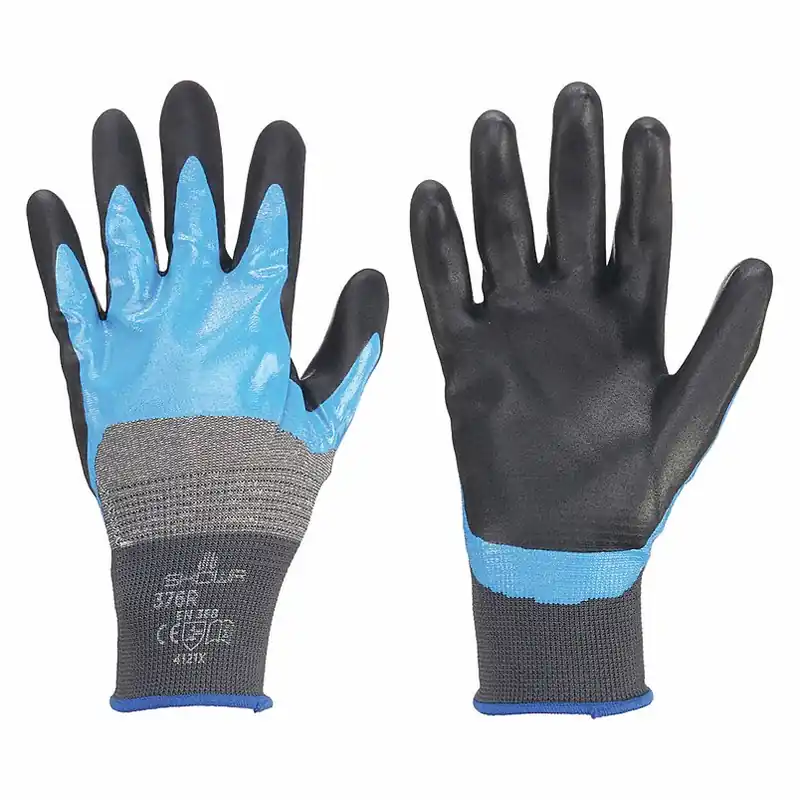 SHOWA 376S-06 3/4 Nitrile Blue Undercoating Small