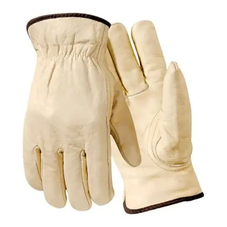 WELLS LAMONT Y0062M Cowhide Leather Driver Insulated Jersey Lined